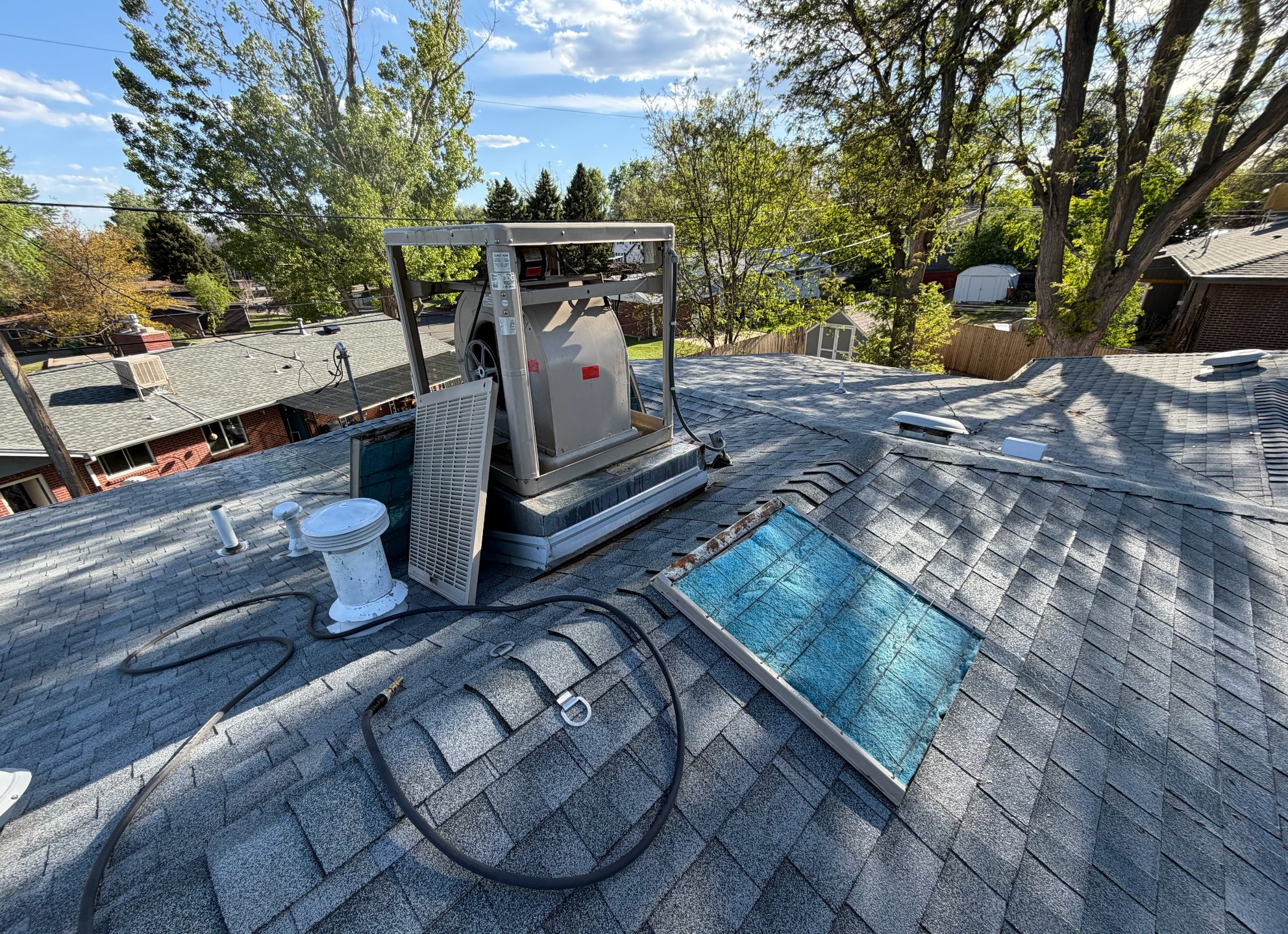 Rooftop HVAC unit replacement
